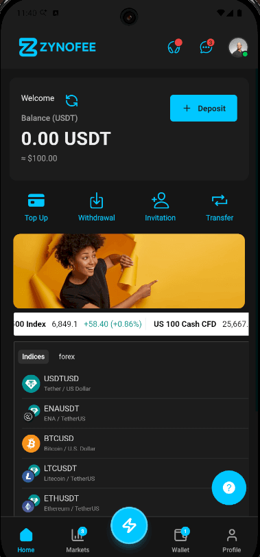 Mobile App Interface